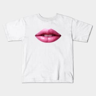 Pink Lips Kids T-Shirt